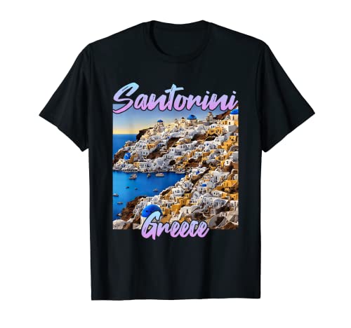 Santorini Grecia Camiseta