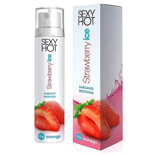 Gel Garganta Profunda Nova Fórmula Sabor Strawberry Ice 15g