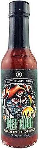 Heartbreaking Dawns Riff Lord Red Jalapeño Hot Sauce – (3 Pack)