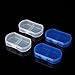LazyMe 7 Pcs Small Daily Pill Box 2 Compartments Pill Organizer Portable Medicine Organizer (Blue)