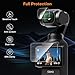 OMOTON 2+2 Pack Screen Protector for DJI Osmo Pocket 3, Tempered Glass Screen Protector with Easy Installation Tray for DJI Osmo Pocket 3 Accessories, HD Clear/Sensitive Touch