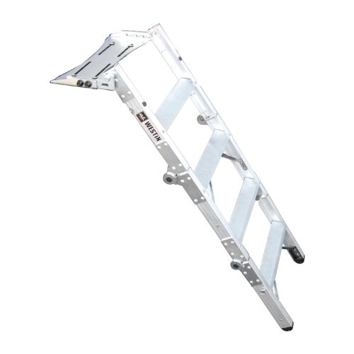 Westin 10-3000 Truck-Pal Tailgate Ladder Silver