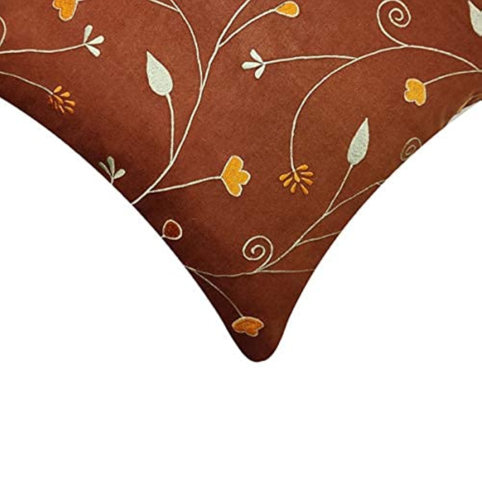 100% Cotton Embroidery Cushion Cover, 18x18 Inches