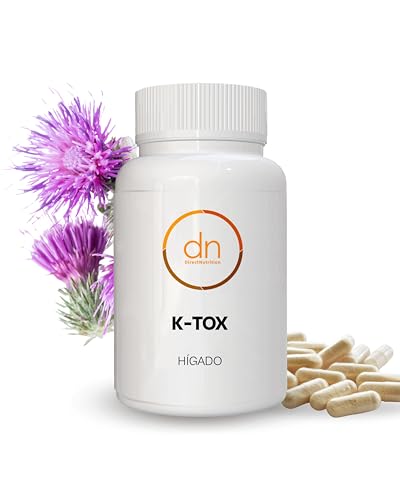 K-TOX – Suplemento Natural para la Salud Hepática | Con Cardo Mariano y N-Acetil Cisteína | 60 Cápsulas Vegetales