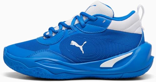 PUMA - Juniors Playmaker Pro Shoes, Color Team Royal/White, Size: 4 M US Big Kid
