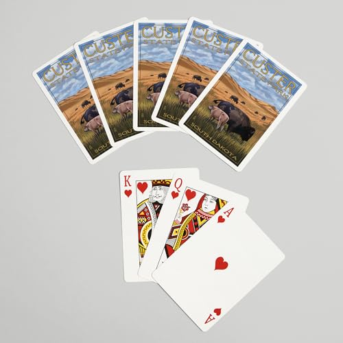 Baraja de Poker Custer Park, 52 cartas para adultos miniatura 7