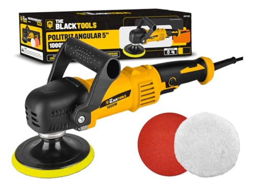 Politriz Angular Automotiva 5 Polegadas 1000w 2800-5800 Rpm 220v Btp1000 The Black Tools