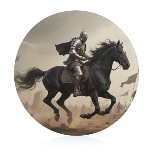 Brave Warrior And Horse �����K���X�܂Ȕ� ��v�ȃ`���b�s���O�u���b�N �p�[�\�i���C�Y���ꂽ��^�u�b�`���[�u���b�N �y�ʃ��E���h�J�b�e�B���O�}�b�g �L�b�`���p ����~��