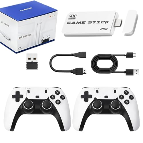 M15 Upgrade Retro Gaming Console, 128GB, Plug & Play Video Games Stick Game Accessory Kit for TV PC - HDMI Connect
