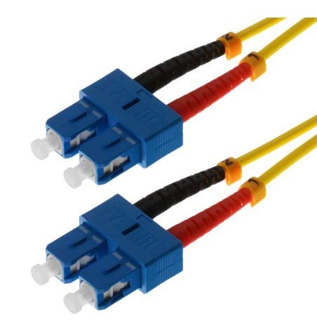 HELOS LWL CABLE DE RED SC/SC DUPLEX 9/125?M OS2 AMARILLO 0,5M