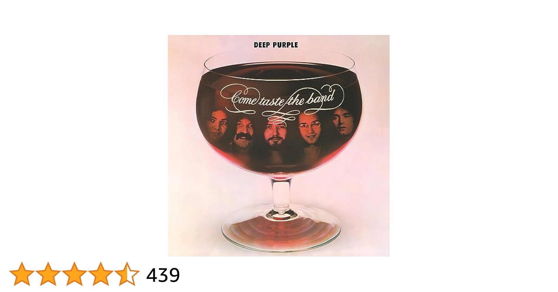 Deep Purple Come Taste the Band アナログレコード Come Taste The Band (カラーヴァイナル仕様アナログレコード