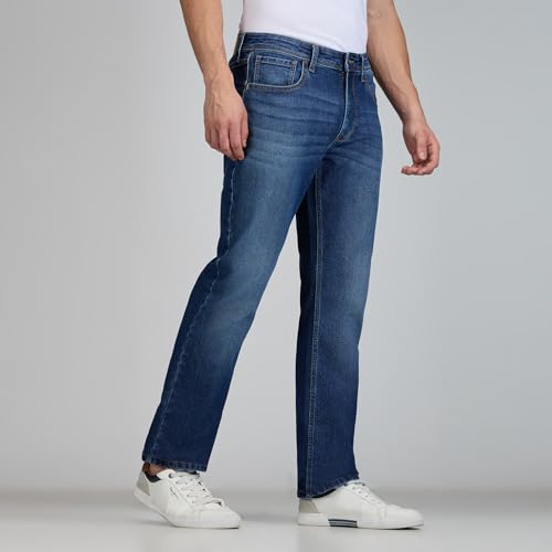 Image of Pepe Jeans Men's Jeans | Straight Fit | Mid Rise | Stretchable