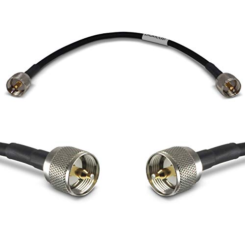 Proxicast 1 ft Ultra Flexible PL259 Male - PL259 Male Low Loss 50