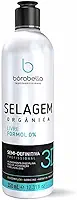 Selagem Borabella Semi-definitiva Sem Formol 350ml - Progressiva Profissional Efeito Liso Natural e Brilho Espelhado