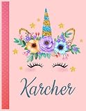 karcher 855 hs precio  Karcher: Personalized Unicorn Handwriting Notebook Large Size 8.5\'\' x 11\'\' x 110 Pages For Girls and Blue Name Good Quality White Paper Makes A Wonderful Gift For Family and Friends