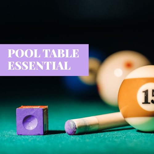Junkin 48 Pcs Pool Chalk Cubes for Billiard Cue Sticks, 48/72/108Pack Options, Table Accessories for Clubs, Bars & Home (Purple) by Junkin - Image 3
