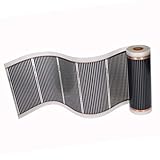 Infrarot Heizfolie 400 Watt/m² 1m lang 50cm breit (6,0m = 3,00m²)