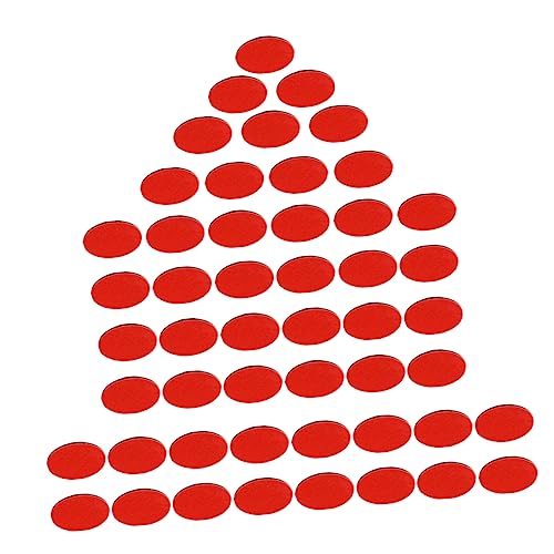 HEALEEP 50pcs Round Tapes Double Sided Stickers for Car Ornament Fixing Car Tapes Accessories Removable Suitable for Decorations and Mounting