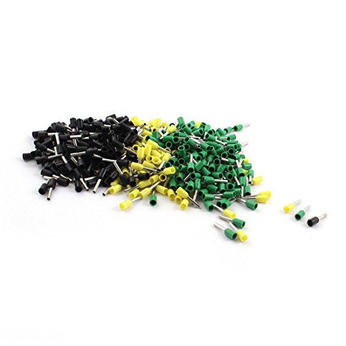 Aexit 480Pcs E1008 Terminales aislados para cable miniatura 1