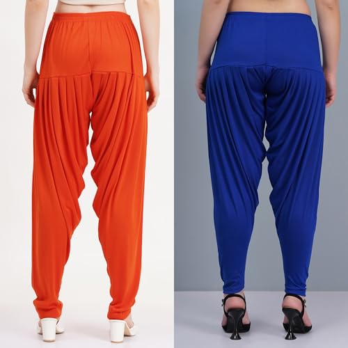 Image of Buy That Trendz Patiala Salwar for Women Relaxed Fit Viscose Patiyala Salwar Harem Bottom Pants