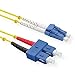 Produktbild ROLINE LWL-Kabel Duplex, Single Mode 9/125µm OS2, LC/SC, gelb, 5 m