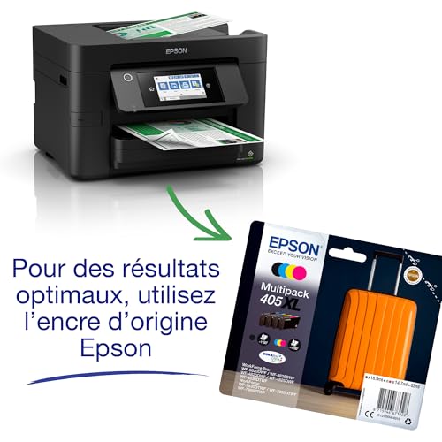 EPSON WorkForce Pro WF 4820DWF | Imprimante 4 en 1 Impression recto verso Numérisation Copie Fax WiFi Direct Ethernet 25ppm 12ppm Couleur PrecisionCore Mobile Compacte - vue 8
