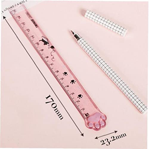 1pc Righello di Plastica Gatto Artiglio