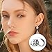 PAGOW 2 Pairs Metal Earring Backs for Droopy Ears, Earring Supports Earring Lifters, Earring Backs for Heavy Earrings, Locking Pierced Earring Back for Stretched Earlobes (White Gold)