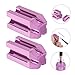 TEHAUX 2Pcs Portable Brow Pencil Sharpener Cosmetic Sharpener for Eyeliner Lip Liner Pencils Compact and Easy to Use Beauty Salon Tool in Rose Pink