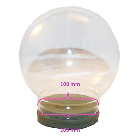 40021 150mm replacement glass/craft glass for snow globe Cover