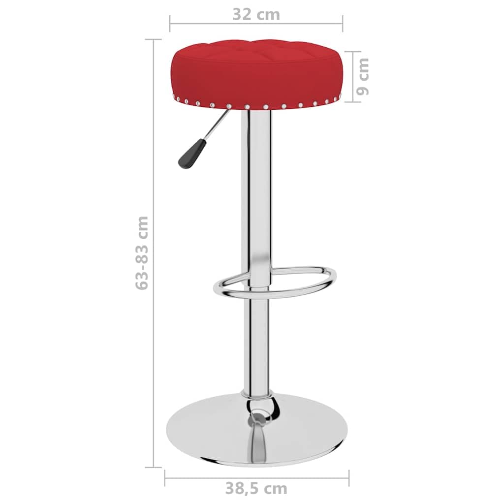 Juego de 2 taburetes de bar con elevador de gas, altura regulable, 360 grados, estructura de acero cromado, reposapiés integrado, para mostrador y cocina