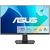 ASUS 27 Inch Monitor - 1080P, IPS, Full HD, Frameless, 100Hz, 1ms, Adaptive-Sync, for Working and Gaming, Low Blue Light, Flicker Free, HDMI, VESA Mountable, Tilt - VA27EHF