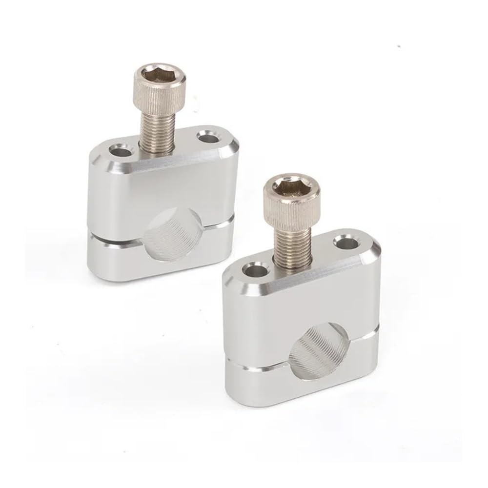 Réhausse de guidon moto 22 et 28 mm pontets universels noirs pour motocross et pit bike - 5