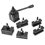 [Portautensili versatili] Include portautensili per tornitura, alesatura e godronatura, che lo rendono adatto a varie attività di lavorazione.