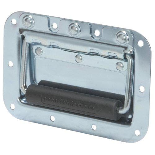 Image of PENN ELCOM Medium Recessed Handle (16.1 * 10.7 * 16.1) Wooden Storage Chests, Toolboxes, Equipment Cases, Instrument or Flight Cases, Heavy-Duty Drawers or Trunks | Sliver