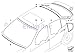 BMW Genuine Glazing Windshield Moulding Rear Lower  323i 325i 325xi 328i 328xi 330i 330xi 335i 335xi M3 323i 328i 328xi 335d 335i 335xi M3