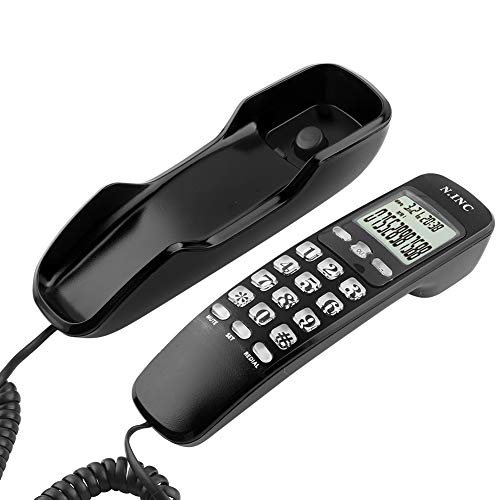 Amazon | Mugast 電話機 ミニウォール コード付き電話 DTMF