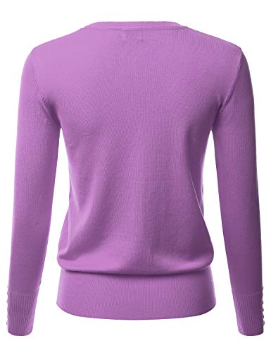 Image of LALABEE Women's V-Neck Long Sleeve Button Down Sweater Cardigan Soft Knit(S-XXL)