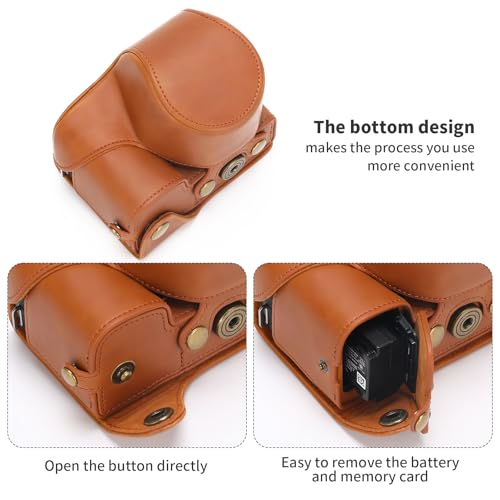 Funda para Sony ZV-E10 II en cuero PU premium miniatura 4