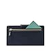 Fossil Women's Logan Leather Tab Wallet, Midnight Navy