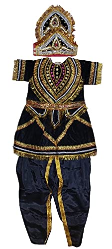 Kkalakriti Ravan King Of Lanka Demon Rakshas Fancy Dress Costume For Kids| Character of Ramayana|Halloween Festival Or Dussehra Special (10-15 yrs) (B09GY8GJCZ) Amazon Price History, Amazon Price Tracker