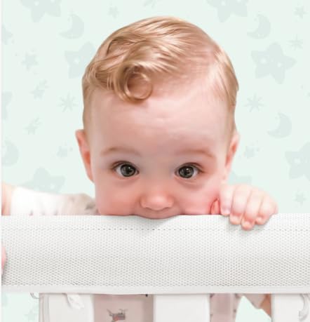 ZHAXINLAOTIE 3 in 1 Breathable Crib Rail Covers