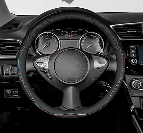 BMダブリュ ステアリングカバー ハンドルカバー 3シリーズ x3 x1 x5 x4 x2 1シリーズ 2シリーズ 5シリーズ 本革 内装品 高級 牛革 専車ロゴ ヘッドレイヤー牛革 メッシュデザイン