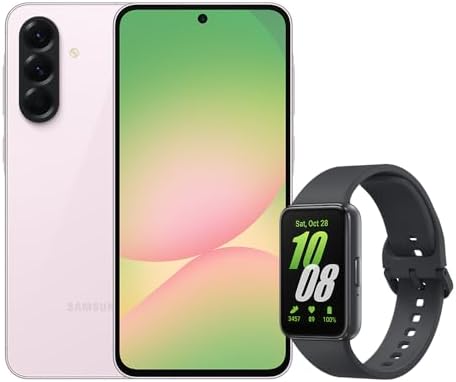 Samsung A56 5G (128GB) - Rosa + Galaxy Fit3 - Grafite