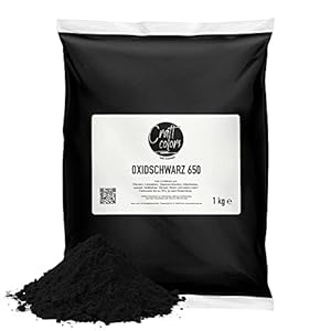 Craft Colors Oxidschwarz 650 Farbpigment 1 KG
