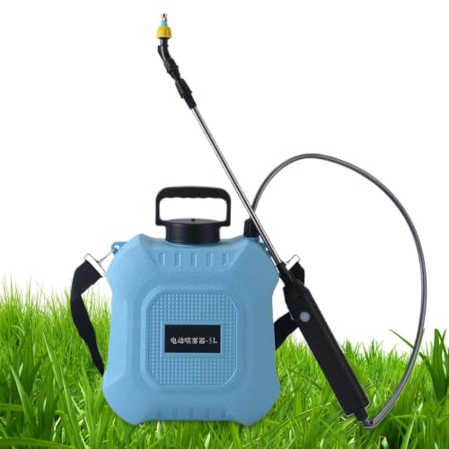 Pulverizador A Batería - Mochila Portátil con Tanque De Agua De 5/8 L,Pulverizador De Jardín A Batería,para Patio Parque Granja Exterior Nebulización Limpieza Lavado Coches