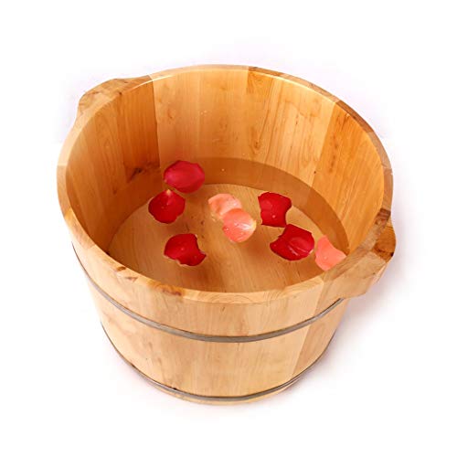 Baño de pies de madera con masaje y tapa miniatura 4