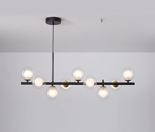 �V�����f���A, �k�����_��LED�y���_���g���C�g �S�[���h�K���X�{�[�� �݂艺�������v �L�b�`�� ���r���O �_�C�j���O���[�� �T�X�y���V�����Ɩ��f�U�C��(Black-Ball in ball,WARM_7 BALLS)