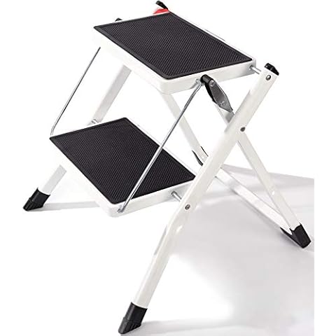 Escalera plegable de 2 escalones resistente y portátil Ihomepark Cover