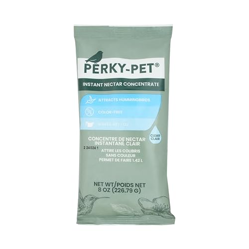 Perky-Pet Hummingbird Nectar Concentrate for Hummingbird Feeder - 8 oz Powder Bag - Makes 48 Fl Oz...